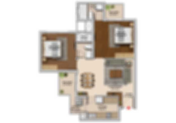 4 BHK Floor Plan