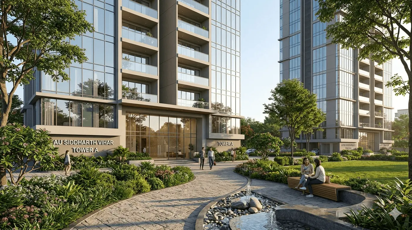 AU Siddharth Vihar Ghaziabad | 3 & 5 BHK Luxury Apartments & Amenities